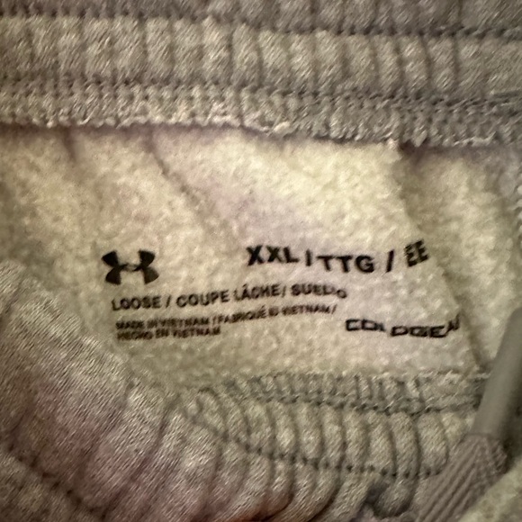 Light Grey Under Armour Sweatpants - Picture 2 of 3